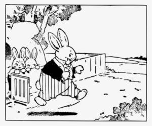 Easter Bunny Cartoon Computer Icons Drawing Black And #1164865