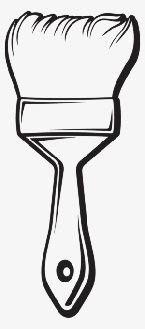 Crafts Clipart Paintbrush - Paint Brush Colouring Pages #1165389