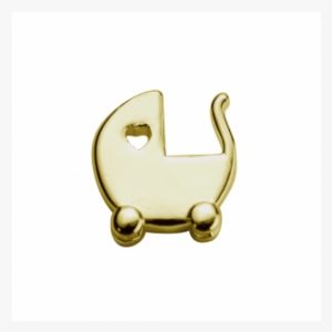 Stow Gold Baby Pram Charm - Baby Transport #1165441