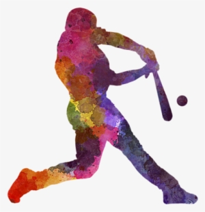 Bleed Area May Not Be Visible - Baseball Player Hitting A Ball #1165534