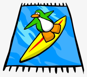 Surf Beach Towel Sprite 006 - Beach Towel Clipart Png #1165679