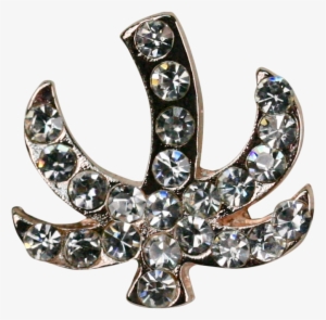 Crystals Palm Tree Rose Gold - Earrings #1165764