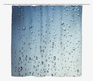 Rain Drops Shower Curtain - Watching The Rain #1165899
