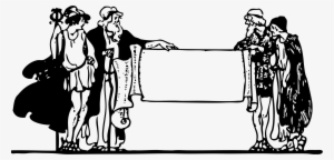 Big Image - People With Banner Clip Art #1166162