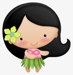 Flamingo Clipart Hello Summer - Muñeca Hawaiana Png #1166189