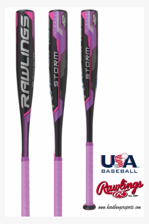 2018 Rawlings Storm Usa Baseball T-ball Bat - 2019 Rawlings Quatro Bbcor #1166248