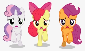 Cmc Running Away By Caliazian On Deviantart - Mlp Cmc Running Away #1167166