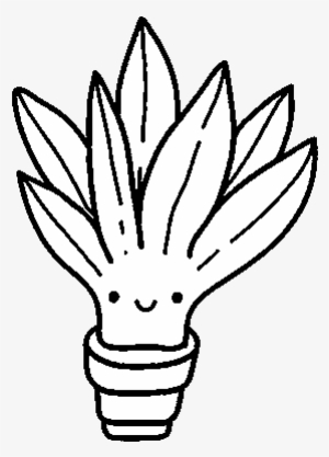 Mini Aloe Vera Coloring Page - Dibujo De La Aloe Vera #1167451