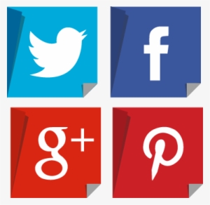 Social Media Sticker - Fb Twitter Linkedin Youtube #1168011