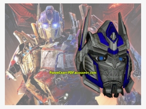 Optimus Prime Cosplay Head Paper Model Full Size Costume - Transformers Optimus Prime Movies #1168828