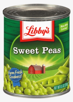 Sweet Peas - Libby's Sweet Peas 8.5 Oz. Can #1169206