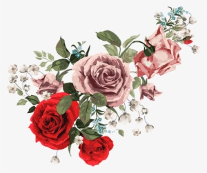 Tubes Fleurs / Bouquets - Vintage Roses - White Case - Galaxy S8 #1169336