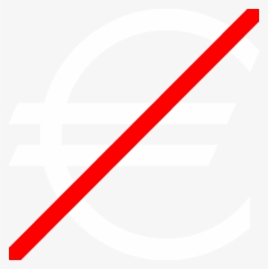 File - No Euro - White - Euro Crossed Out #1170049