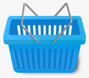 Shopping Cart Light Blue Vector Icon - Shopping Cart Light Blue #1170494