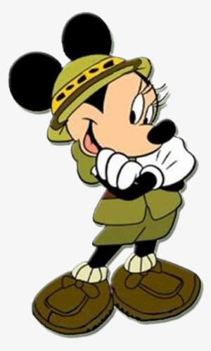 Safari Clipart Mickey Mouse And Friend - Minnie Safari Png #1170497
