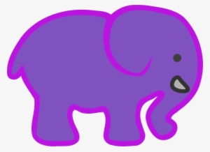 Baby Elephant Clipart Outline Free Images - Clip Art #1171117