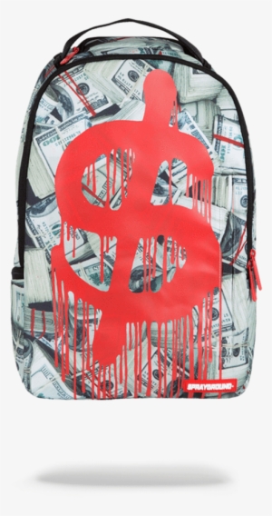 $0 - - Sprayground Money Drips Backpack #1171418