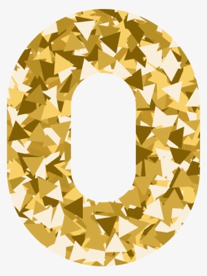 Mosaic Style Number Zero Png Clip Art Image #1171766