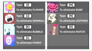 Png - Bfb Beep Voting Screen #1171868