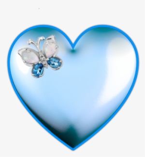 Ch B Hearts Of All Kinds Pinterest - Heart Blue Butterfly #1172138