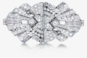 11 - Bulgari Art Deco Gold Diamond Clips #1172362