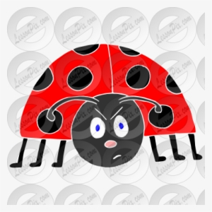 Ladybug Clipart The Grouchy Ladybug - Grouchy Ladybug Clipart #1172638