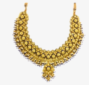Necklace Bridal Wear Wedding Jewellery Png Transparent - Tanishq Gold Necklace Sets With Price #1172750