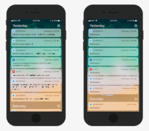Ios 11 Notification Preview Example - Ios 11 Notification Center #1172778