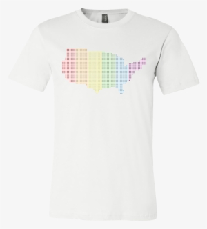 Rainbow Flag Usa Gay Pride T-shirt - T-shirt #1172874