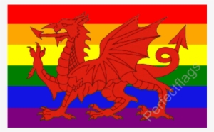 Rainbow Wales Flag - Wales Flag #1173199