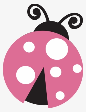 Pink Ladybug Cliparts - Ladybug On Flower-2 Curtains #1173353