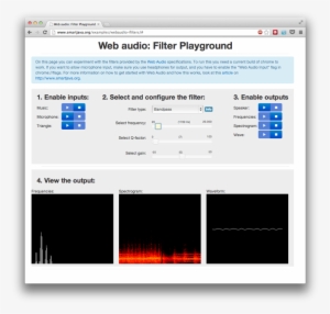 Web Audio Filter Playground - Web Audio Api #1173498