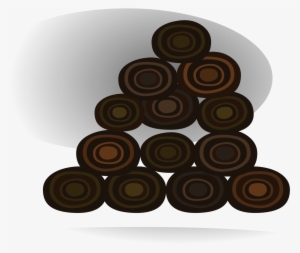 Firebog Log Pile1 Icons Png - Clip Art #1173791