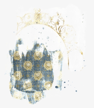 Golden Hand Painted Watercolor Pattern Transparent - Watercolor Painting #1174272