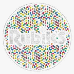 Rubiks Cube Circle Pattern Pullover Hoodie - T-shirt #1174273