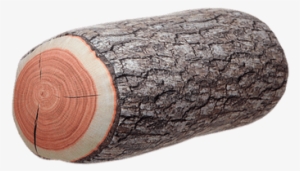 Log Pillow - Wooden Log Style Neck Pillow #1174297