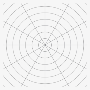 The Radius Of The Smallest Circle Is One Unit, And - Polar Coordinate Graphs Templates #1174504