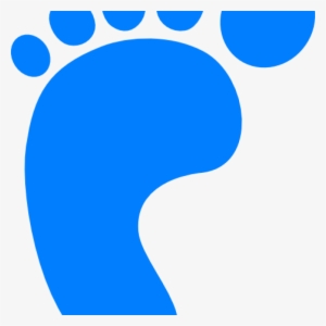 Blue Baby Feet Clip Art Free All About Clipart - Red Footstep #1175684