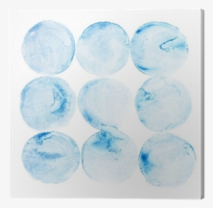 Abstract Watercolor Aquarelle Hand Draw Circle Blue - Watercolor ...