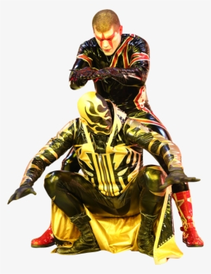 Stardust Wwe - Gold And Stardust Png #1175919