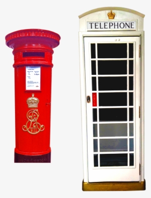 Telephone Booth Clipart Red Post Box #1176099