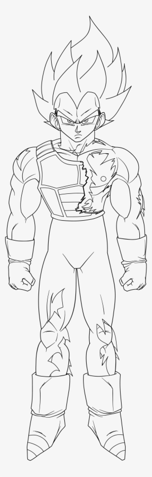 Vegeta Ultra Instinct Lineart - Ultra Instinct Vegeta Black And White #1176336