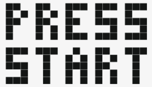 Press Start Png - Press Start Pixel Png #1176380