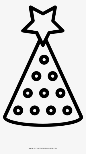 Party Hat Coloring Pages - Party Hat Coloring Page #1177123
