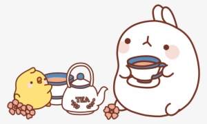 Let's Have A Cup Of Tea Piupiu - Piu Piu And Molang Png #1177329