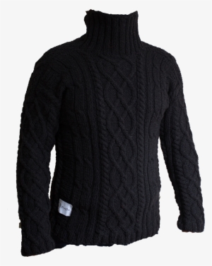 Turtleneck Sweater - Png Transparent Black Turtleneck Sweater #1178075