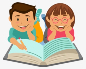 Clip Download Girl Doing Homework Clipart - Reading And Writing Png #1178333