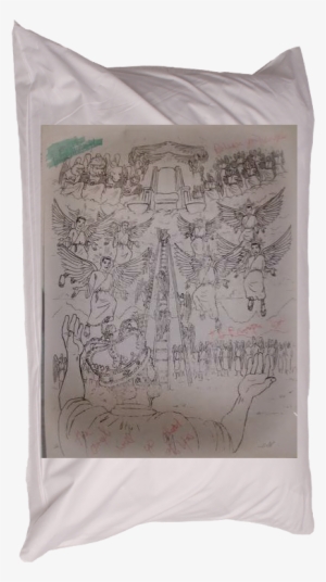 Pillow Embroidered With Lithograph Of Heaven - Film #1178587
