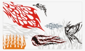 Simple Tribal Flames - Tribal Butterfly #1178930