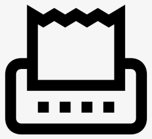 The Image Depicts A Paper Receipt Emerging From An - Icon #1179024